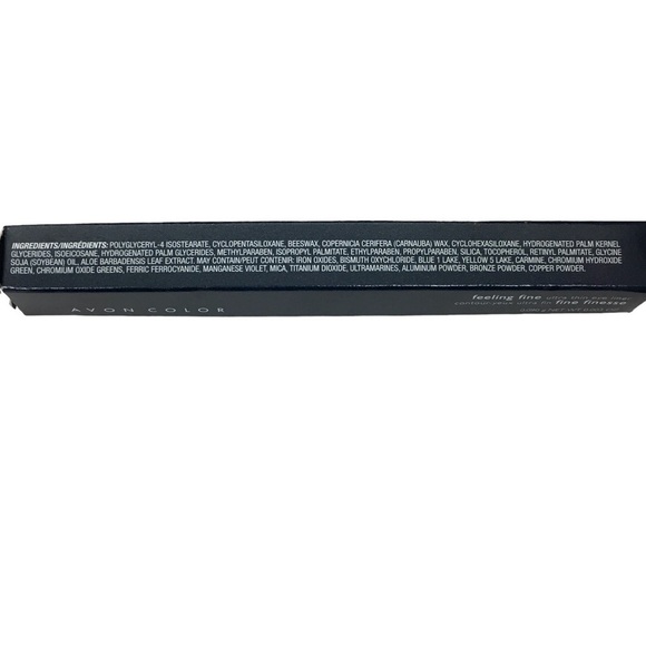 AVON Color Feeling Fine Ultra Thin Eye Liner Shade Onyx Jewel Black - Picture 9 of 12